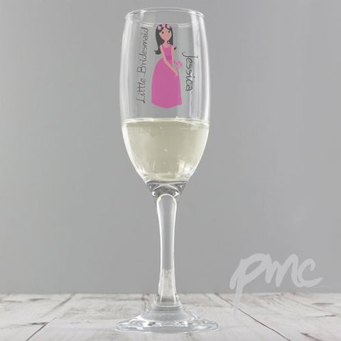 Personalised Fabulous Little Bridesmaid Flute