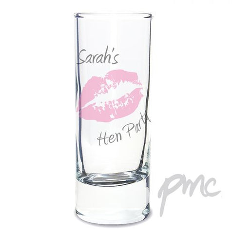 Personalised Kiss Shot Glass