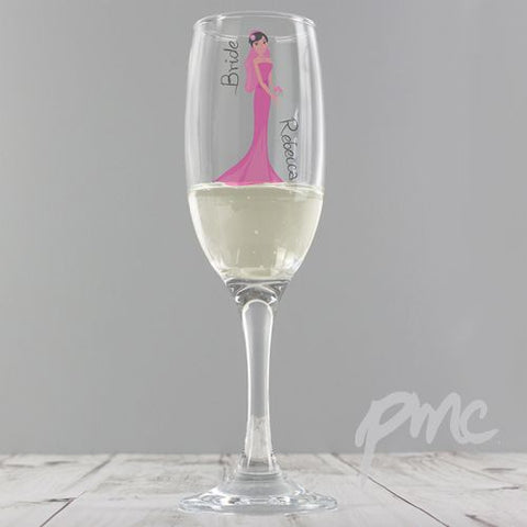 Personalised Fabulous Bride Flute