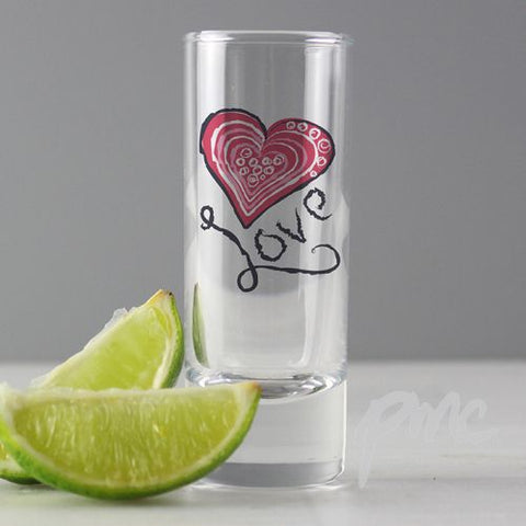 Personalised Love Shot Glass