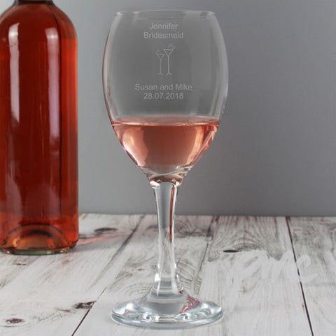 Personalised Designer Wine Glass-Flutes