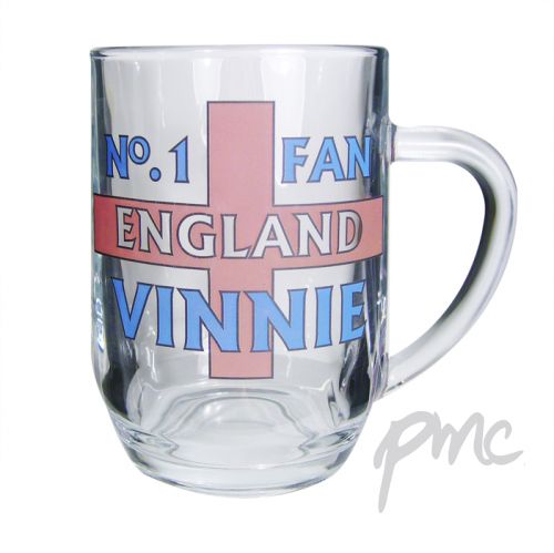 Personalised No1 England Fan Pint Tankard