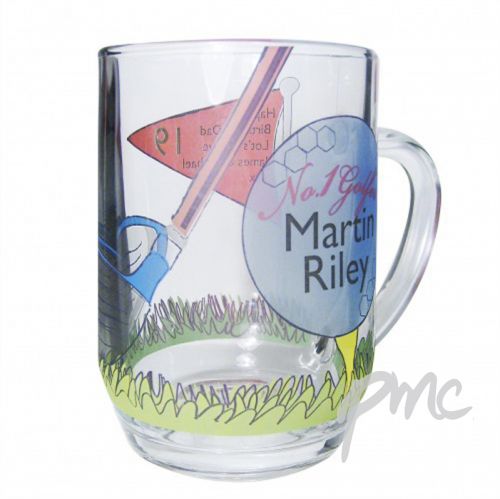 Personalised No1 Golfer Pint Tankard