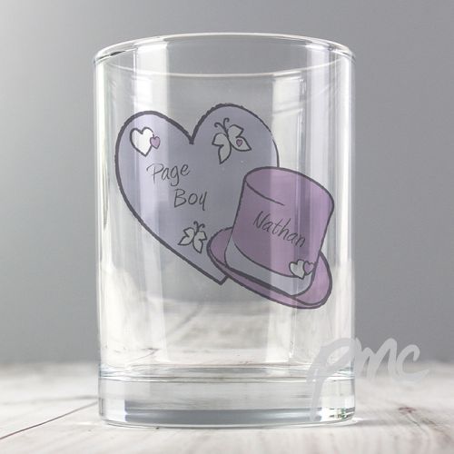 Personalised Butterfly Hats Juice Glass