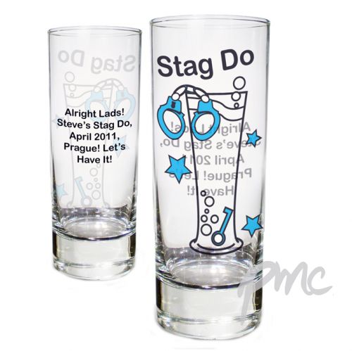 Personalised Stag Do Shot Glass