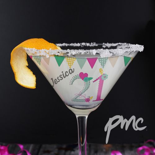 Personalised Birthday Craft Cocktail Glass