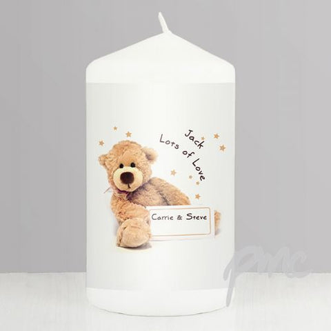 Personalised Teddy Candle
