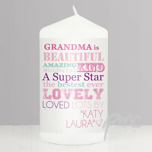 Personalised She Is... Candle