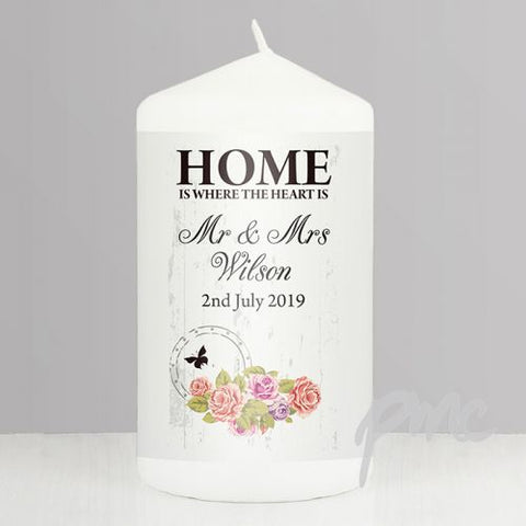Personalised Shabby Chic Candle