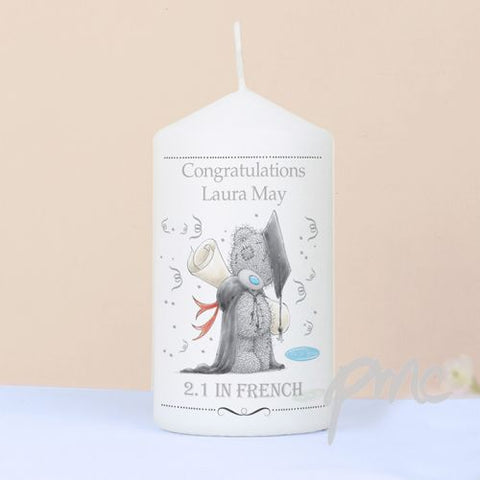 Personalised Me to You Graduation Candle