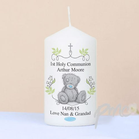 Personalised Me To You Religious Cross Candle