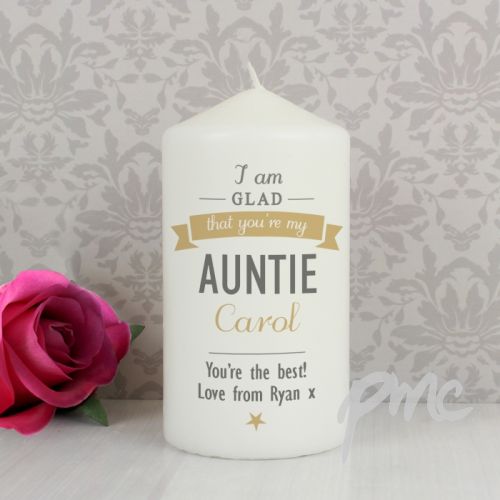 Personalised I Am Glad... Candle