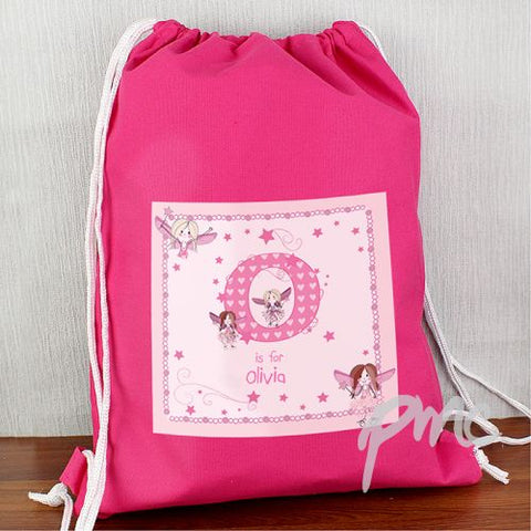 Personalised Fairy Letter Swim & Kit Bag