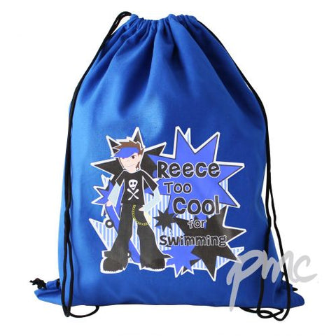 Personalised Boys Too Cool Swim & Kit Bag