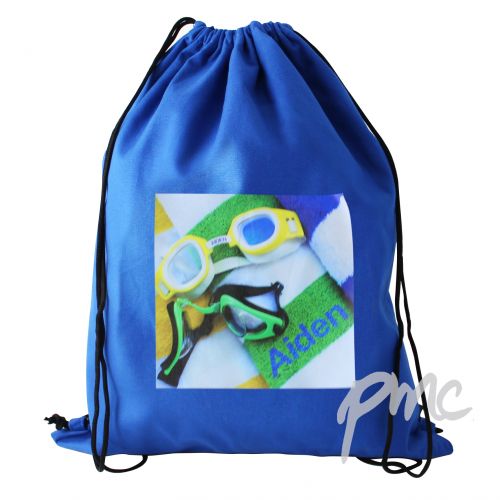 Personalised Swimming Goggles Blue Swim & Kit Bag