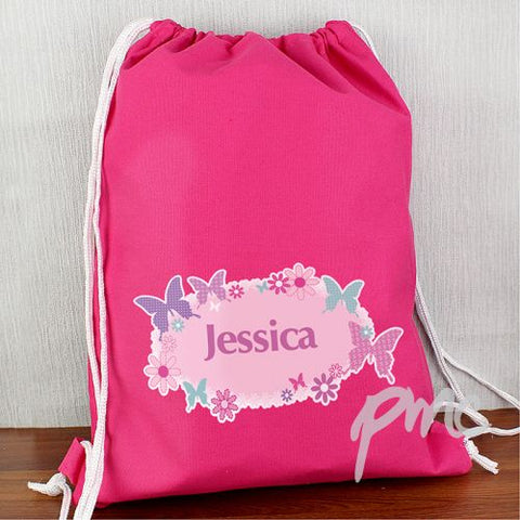 Personalised Butterfly Swim & Kit Bag