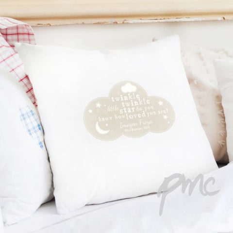 Personalised Twinkle Twinkle Cushion Cover