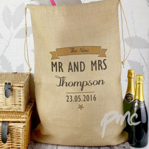 Personalised Classic Parcel Hessian Sack