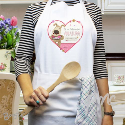 Personalised Boofle Flowers Apron