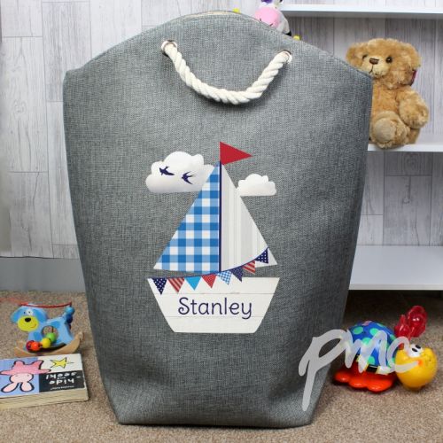 Personalised Sailboat Storage Bag