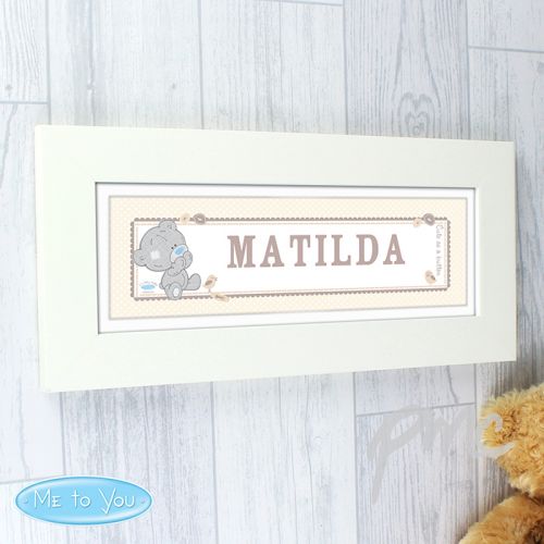 Personalised Tiny Tatty Teddy Name Frame