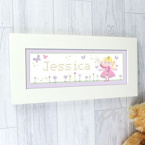 Personalised Garden Fairy Name Frame