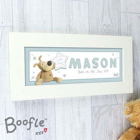 Personalised Boofle It's a Boy Name Frame