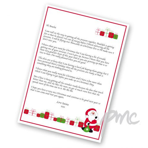 Personalised Santa Letter