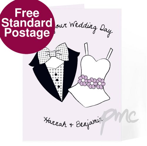 Personalised On Your Wedding Day Card