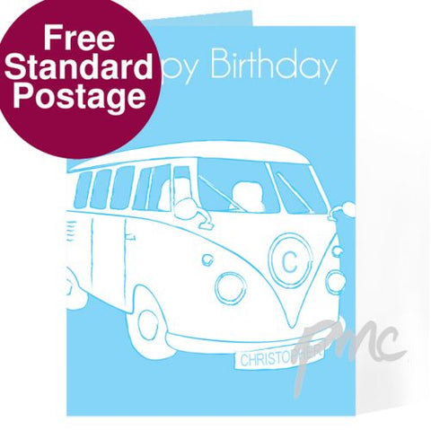 Personalised Campervan Card