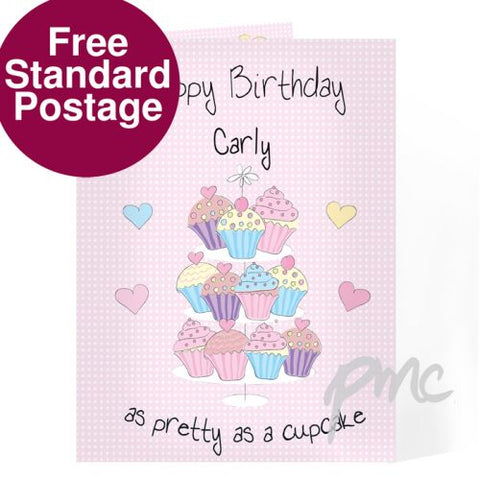 Personalised Cupcake Card