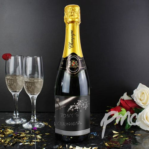 Personalised Diamond Champagne Bottle