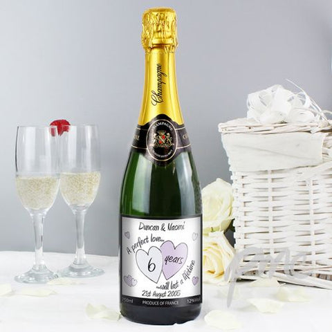 Personalised A Perfect Love Champagne