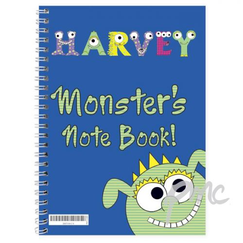 Personalised Little Monster A5 Notebook