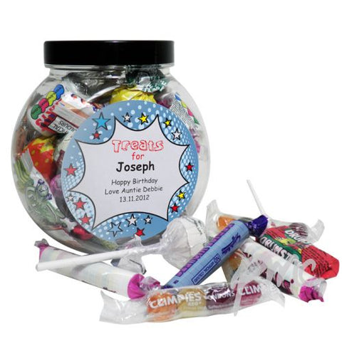 Personalised Comic Book Sweet Jar