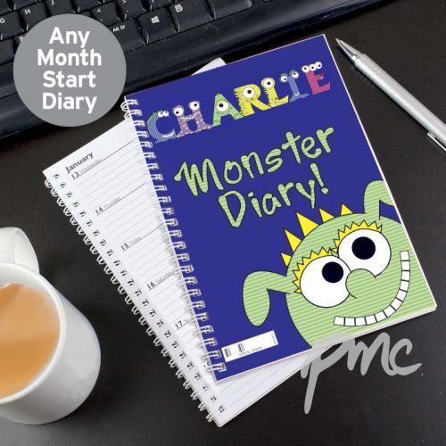 Personalised Little Monster - A5 Diary