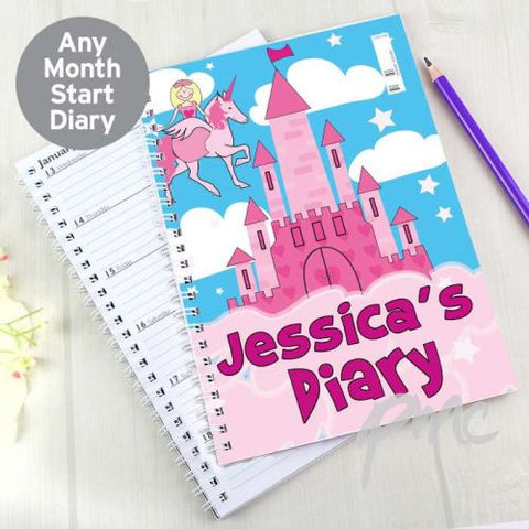 Personalised Princess - A5 Diary
