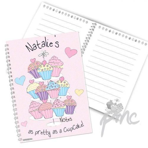 Personalised Cupcake - A5 Notebook