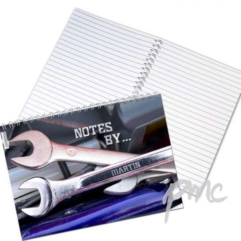 Personalised Tool Kit A5 Notebook
