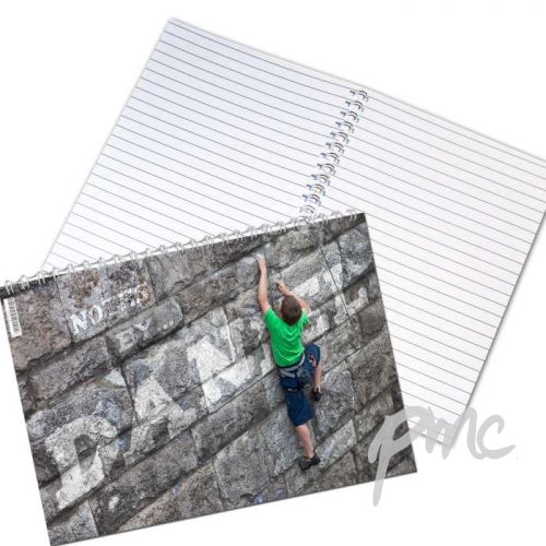 Personalised Climber A5 Notebook