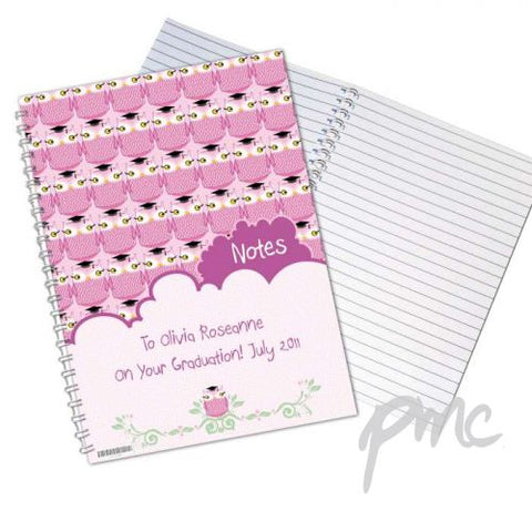 Personalised Miss Owl A5 Notebook