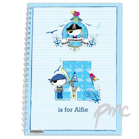 Personalised Pirate A5 Notebook