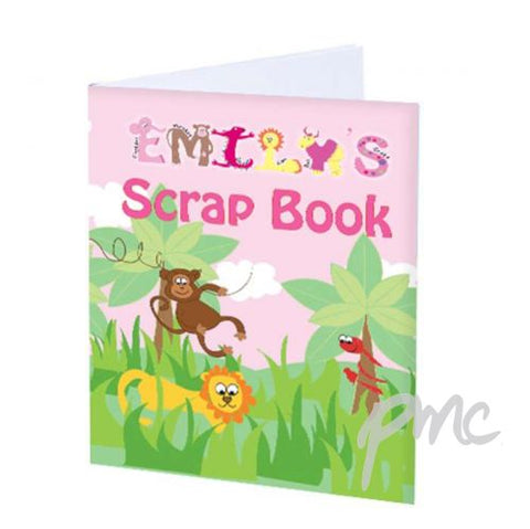 Personalised Girls Animal Alphabet Scrap Book