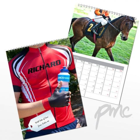 Personalised Sports A4 Wall Calendar