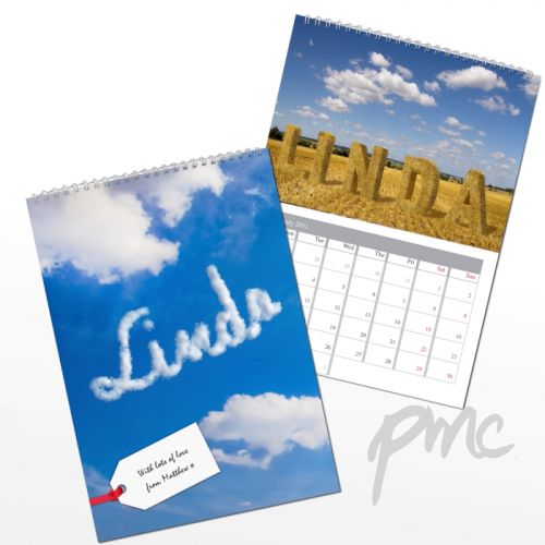 Personalised Great Outdoors A4 Wall Calendar