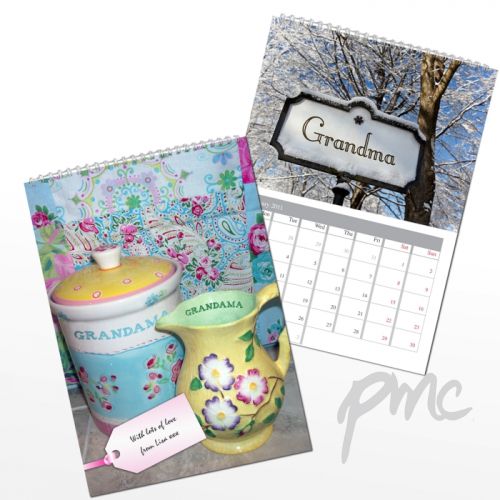 Personalised Grandma A4 Wall Calendar