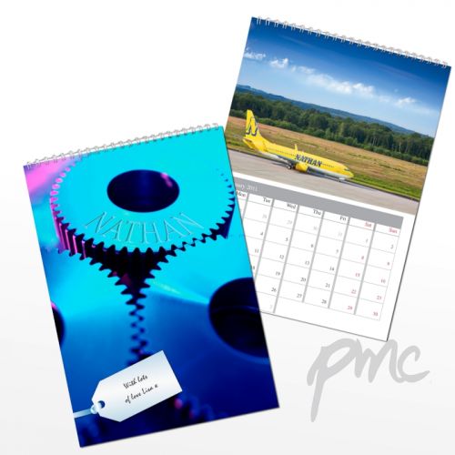 Personalised For Him A4 Wall Calendar