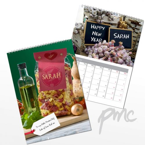 Personalised Food A4 Wall Calendar