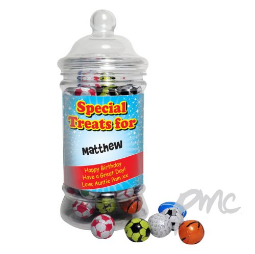 Personalised Special Treats Milk Chocolate Jar