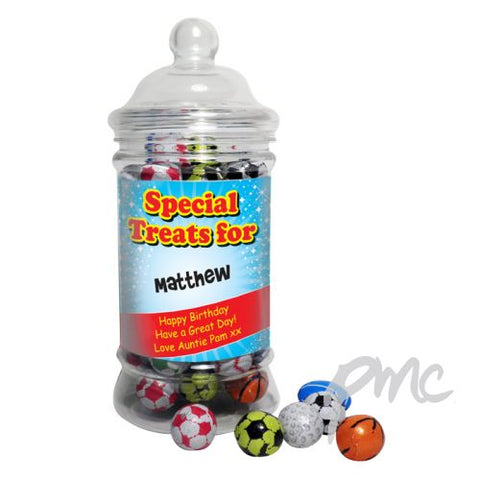 Personalised Special Treats Milk Chocolate Jar